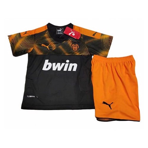 Camiseta Valencia 2ª Niño 2019-2020 Negro